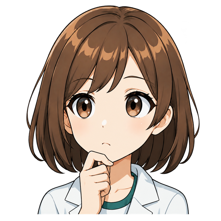 考えている如月ちゃん